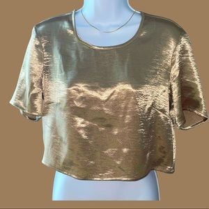 Satin Gold Blouse